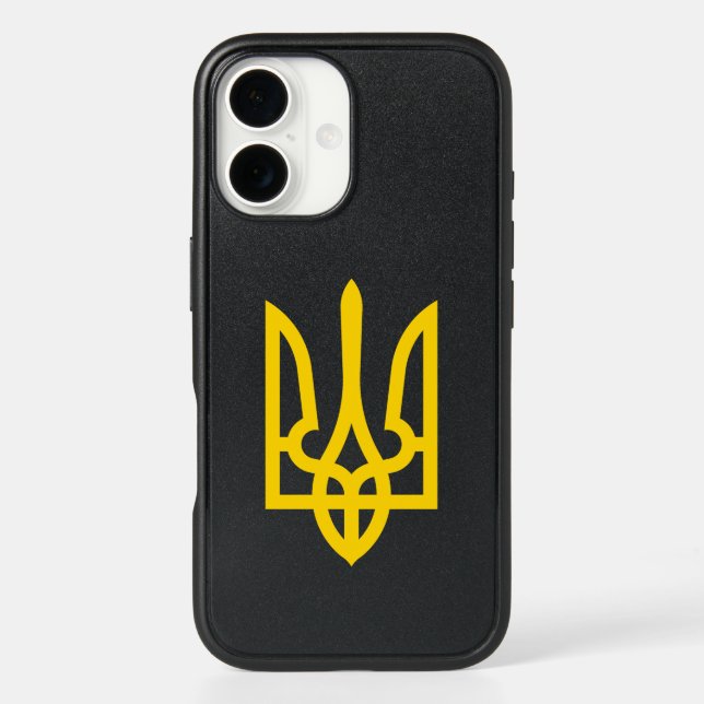 Ukraine Emblem Trident Symbol Otterbox iPhone Case (Back)