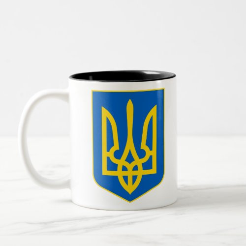ukraine emblem Two_Tone coffee mug