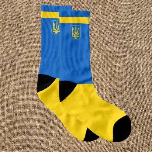Ukraine fashion Socks  Ukrainian flag sports