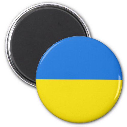 Ukraine Fisheye Flag Magnet