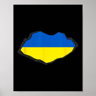 Ukraine Flag 1 Poster
