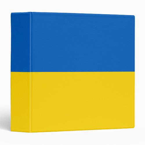 Ukraine Flag 3 Ring Binder