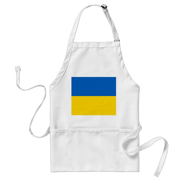 Ukraine Flag Adult Apron (Front)