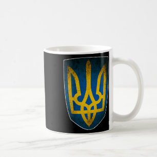 Ukraine Flag And Trident Ukrainian 1 Coffee Mug