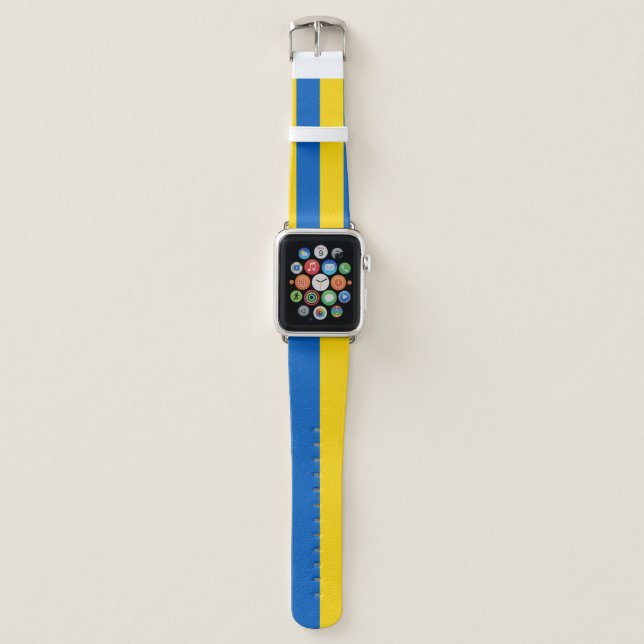Ukraine Flag Apple Watch Band (Front)