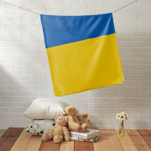 Ukraine flag baby blanket