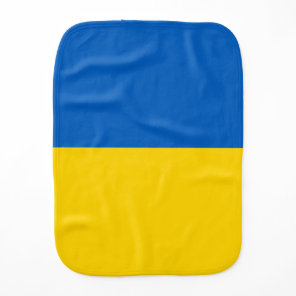 Ukraine flag baby burp cloth