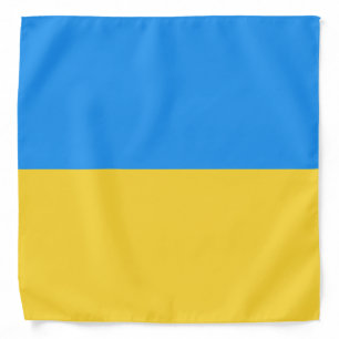 Ukraine flag bandana