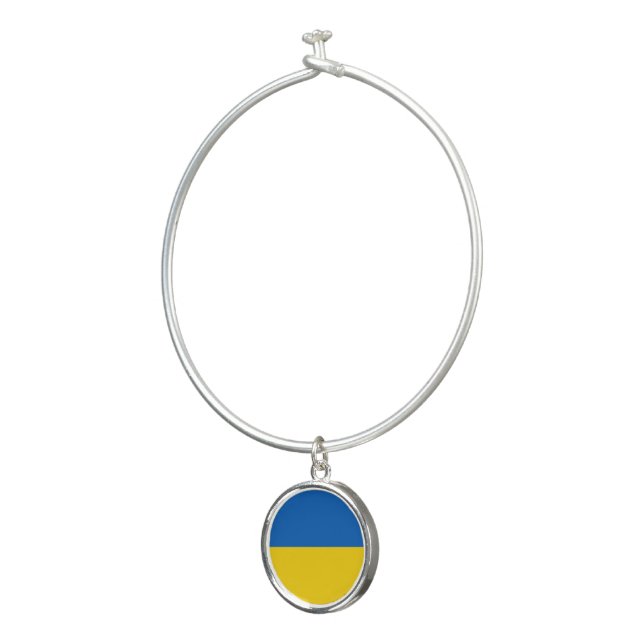 Ukraine flag bangle bracelet (3/4)