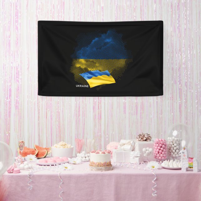 Ukraine flag banner (Party)