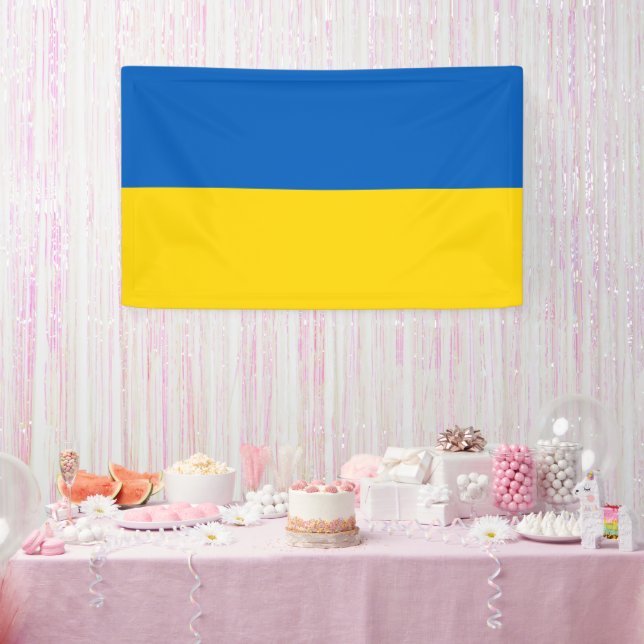 Ukraine flag banner (Party)
