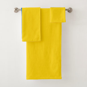 Ukraine Flag Bath Towel Set