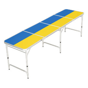Ukraine Flag Beer Pong Table