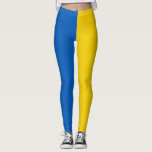 Ukraine Flag Blue Yellow Leggings<br><div class="desc">Modern and minimal leggings with Flag of Ukraine featuring yellow and blue stripes. These Ukraine Flag Leggings are fully customizable: create your own unique gift easily choosing any color, adding text, photo, clipart and graphic design elements. Open the Zazzle design editor and discover beautiful patriotic travel photos and flags of...</div>