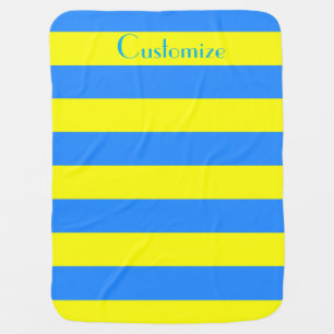 Ukraine Flag Blue Yellow Thunder_Cove Baby Blanket