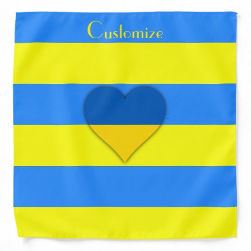 Ukraine Flag Blue Yellow Thunder_Cove Bandana