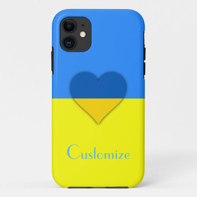 Ukraine Flag Blue Yellow Thunder_Cove Case-Mate iPhone Case (Back)