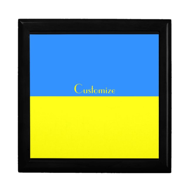 Ukraine Flag Blue Yellow Thunder_Cove Gift Box (Front)