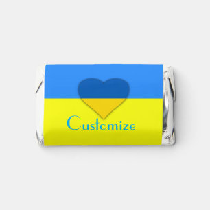 Ukraine Flag Blue Yellow Thunder_Cove  Hershey's Miniatures