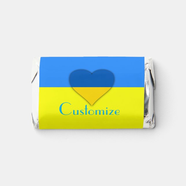Ukraine Flag Blue Yellow Thunder_Cove  Hershey's Miniatures (Front)