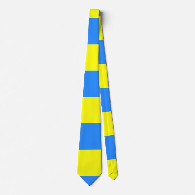 Ukraine Flag Blue Yellow Thunder_Cove  Neck Tie (Front)