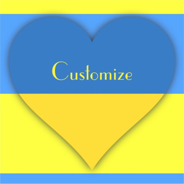 Ukraine Flag Blue Yellow Thunder_Cove Sticker (Front)
