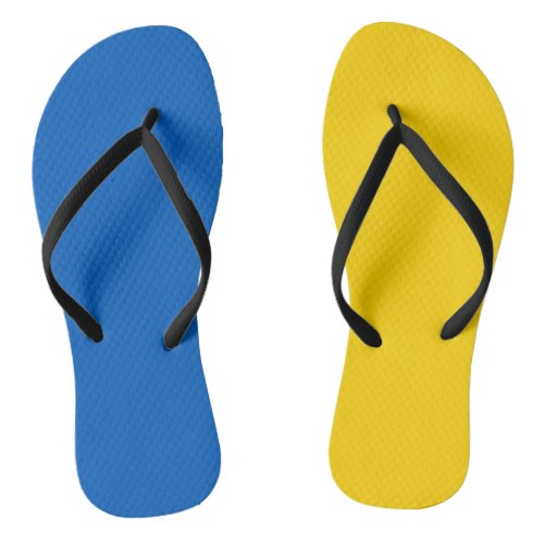 Ukraine Flag Blue Yellow Ukrainian Flip Flops