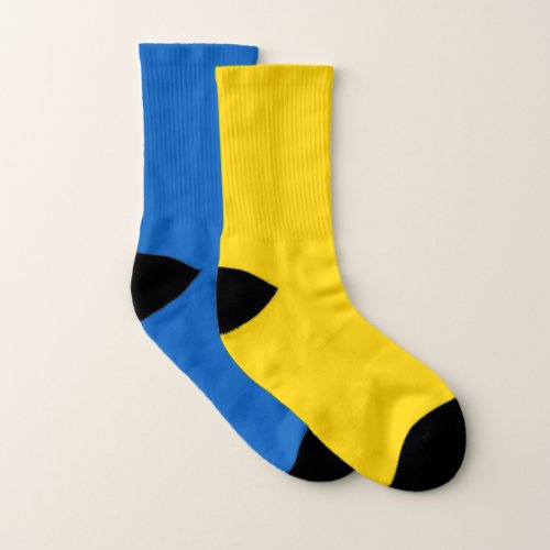 Ukraine Flag Blue Yellow Ukrainian Socks