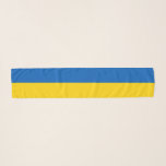 Ukraine Flag Blue Yellow Ukrainian Support Scarf<br><div class="desc">Ukraine Flag in blue and yellow to show support for Ukranian peace and freedom. Ukraine Flag Blue Yellow Ukrainian Support Scarf</div>
