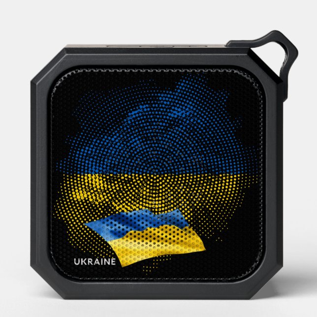 Ukraine flag bluetooth speaker (Front)