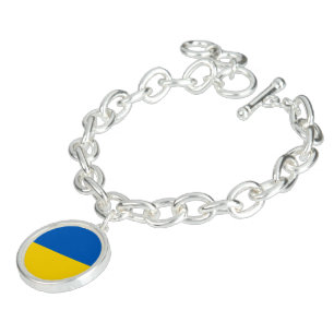 Ukraine flag bracelet