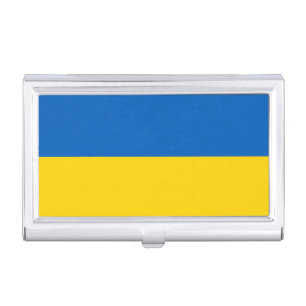 Ukraine Flag Business Card Case