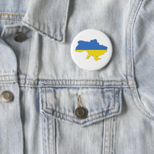 Ukraine Flag Button