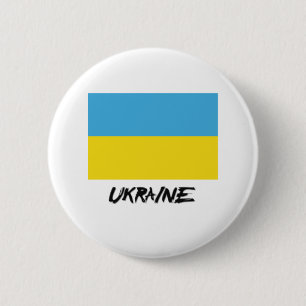 Ukraine Flag Button