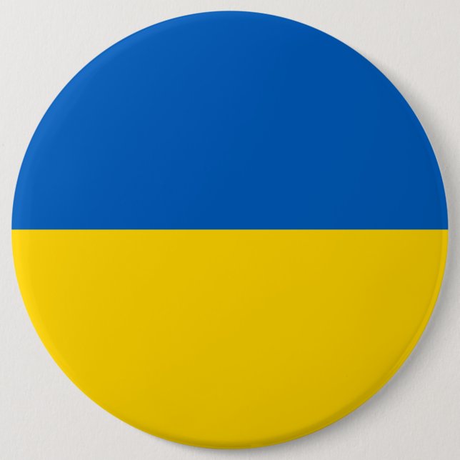 Ukraine Flag Button (Front)