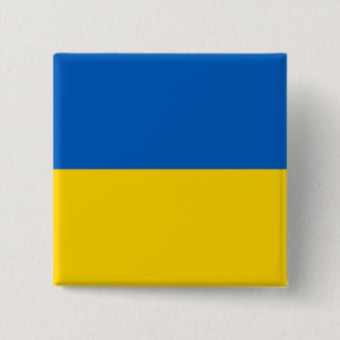 Ukraine Flag Button