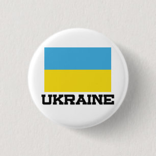 Ukraine Flag Button