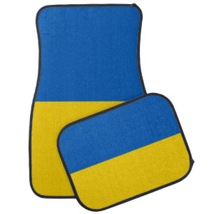 Ukraine flag car floor mat