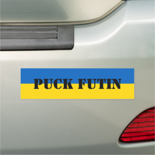 ukraine flag car magnet