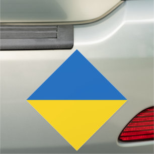 ukraine flag car magnet