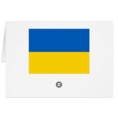 Ukraine Flag Cards (Back Horizontal)
