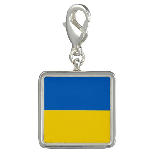 Ukraine flag charm (Front)