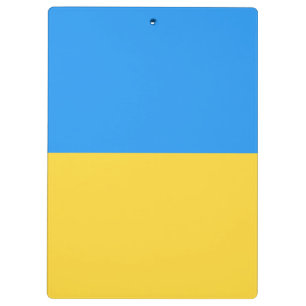 Ukraine flag clipboard