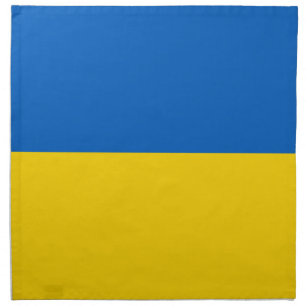 Ukraine flag cloth napkin
