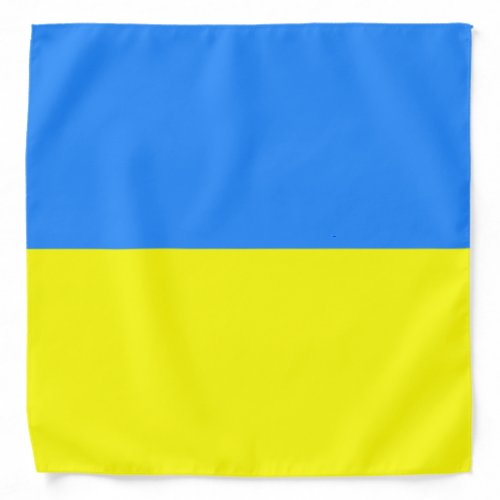 Ukraine flag colors bandana