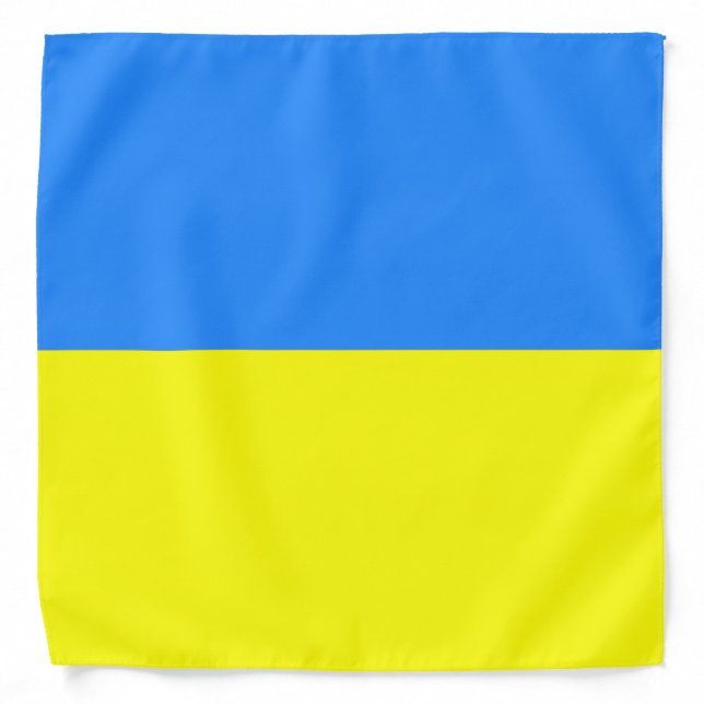 Ukraine flag colors bandana (Front)