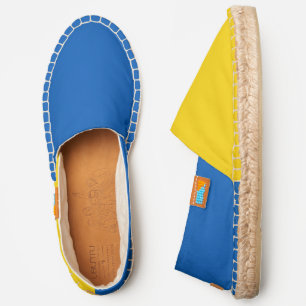 Ukraine flag colors espadrilles