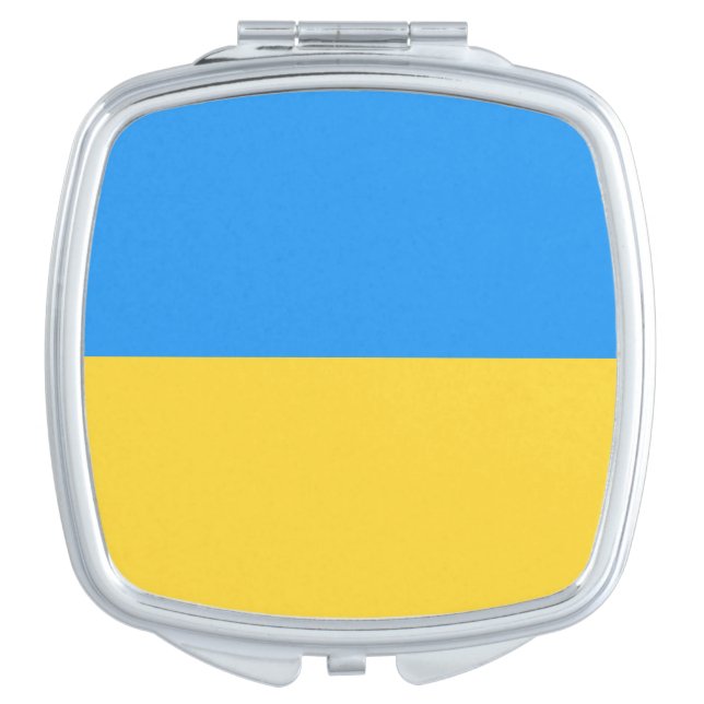 Ukraine flag compact mirror (Front)