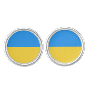 Ukraine flag cufflinks