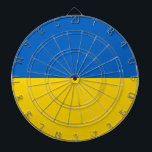 Ukraine Flag Dart Board<br><div class="desc">Ukraine Flag</div>